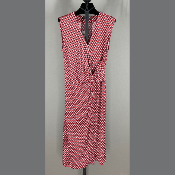 Banana Republic Dresses & Skirts - NEW Banana Republic Dress Womens Small red blue geometric sheath preppy classic